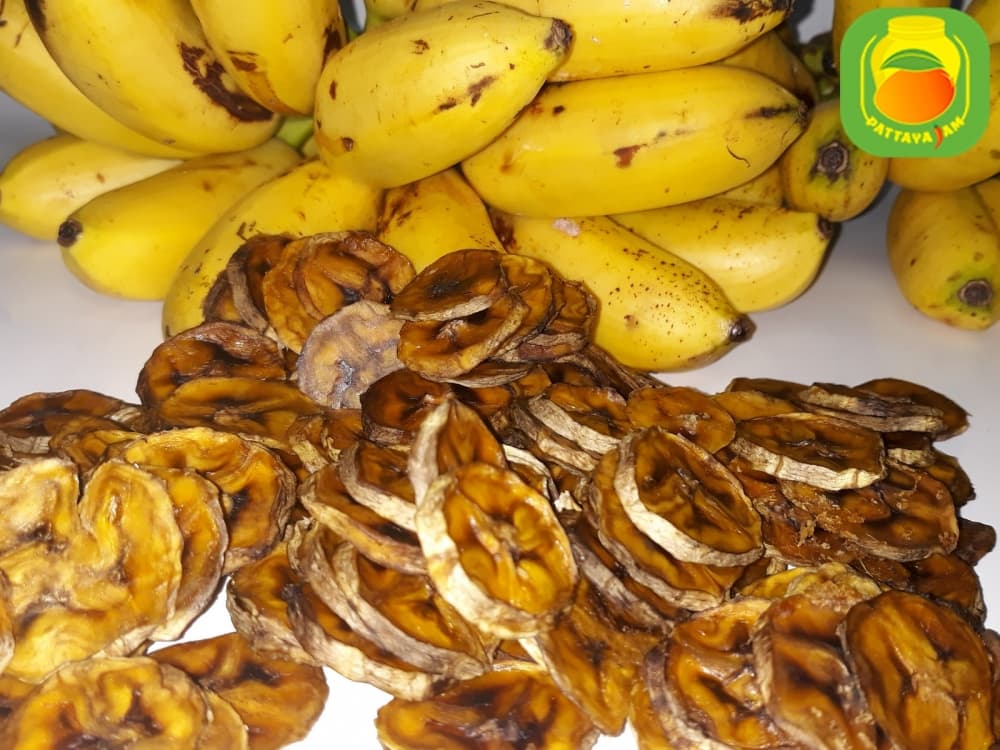 Вяленые или сушеные бананы - фруктовые чипсы