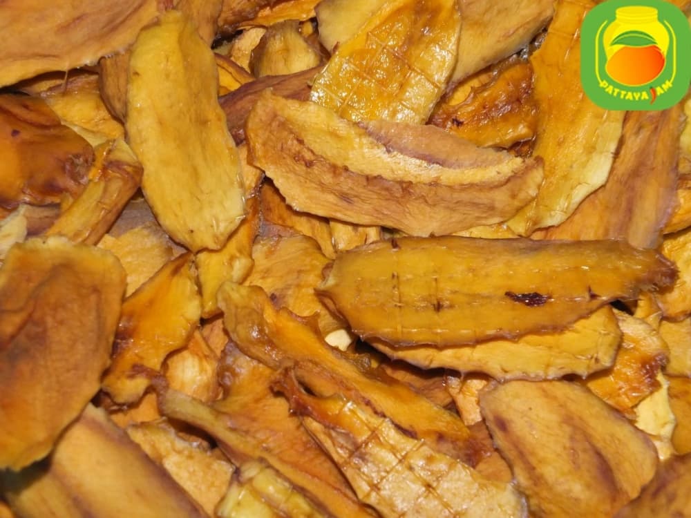 Вяленый или сушеный тонкий манго - чипс, без сахара