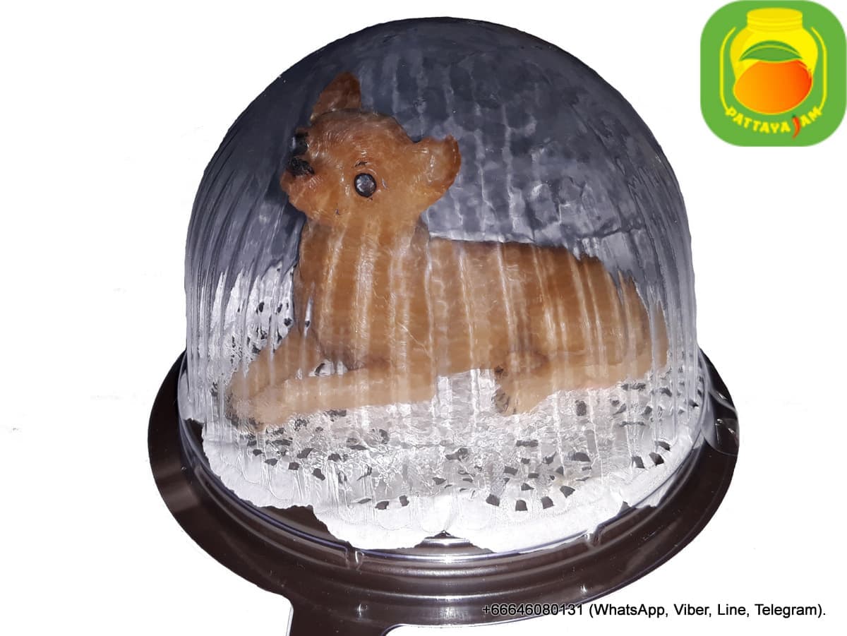 Мыло ручной работы Собака Чихуахуа, в куполе. Таиланд.